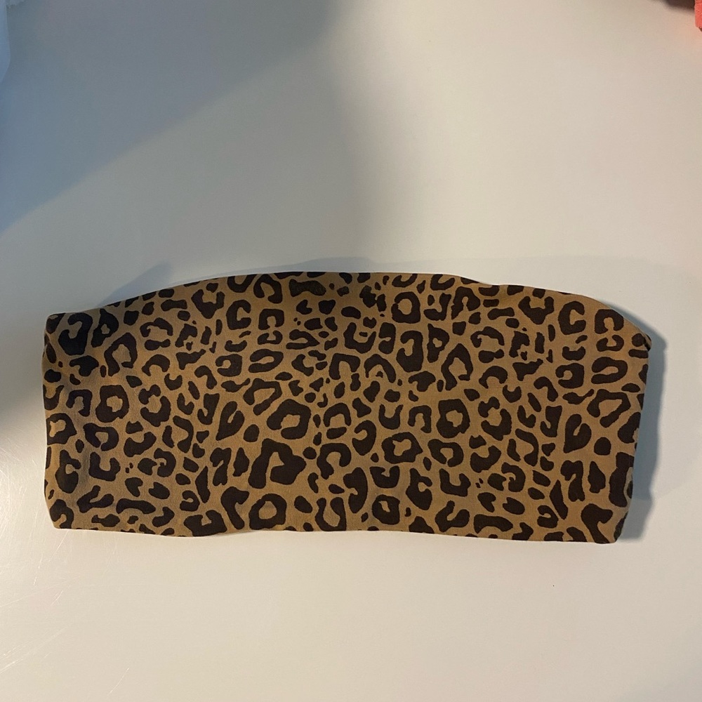 TNA cheetah crop top